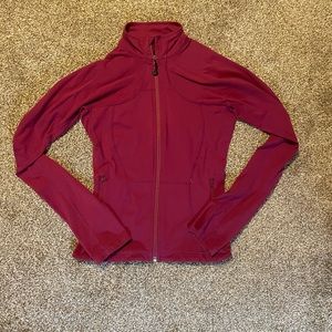 Lululemon size 6 raspberry pink zip up jacket
